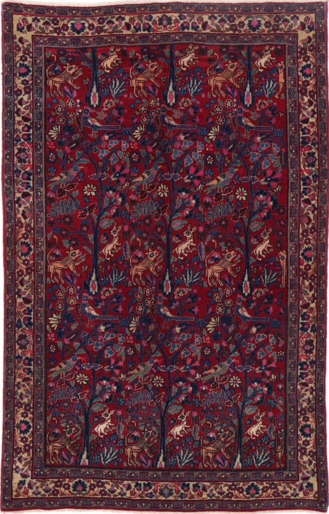 Hand Knotted Persian Sanandaj