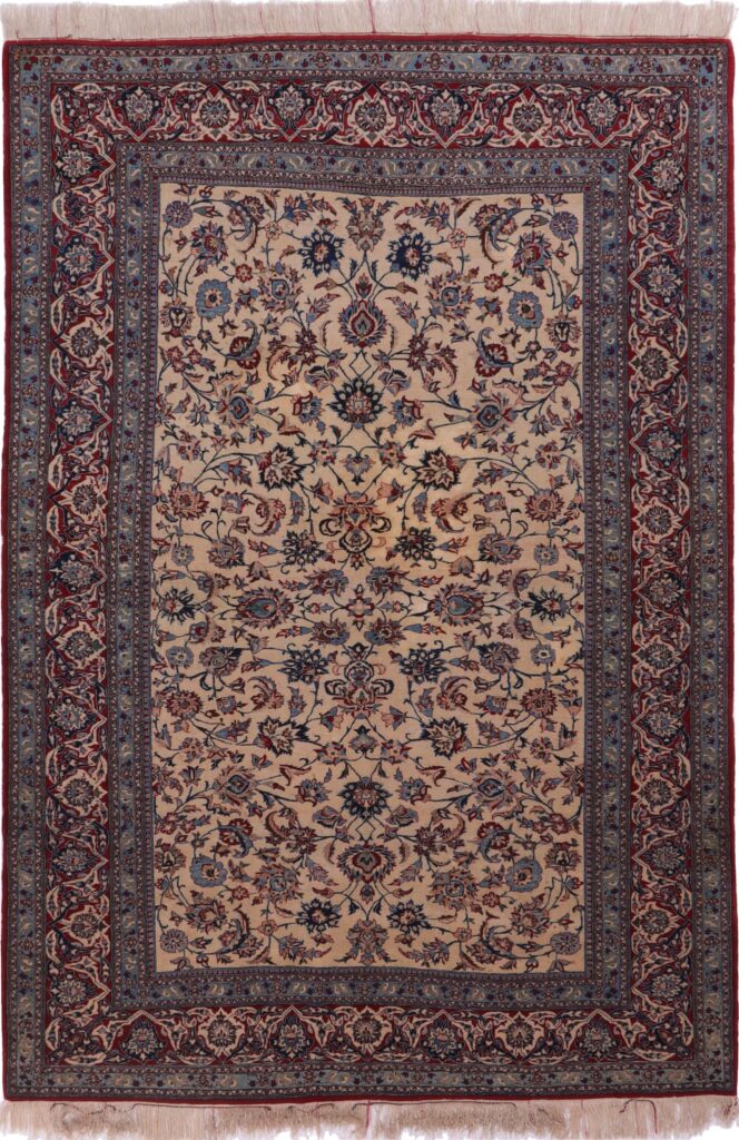 Hand Knotted Persian Nain