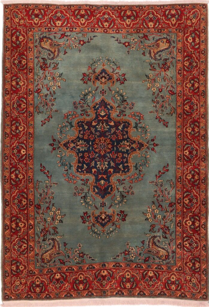 Hand Knotted Persian Kashan